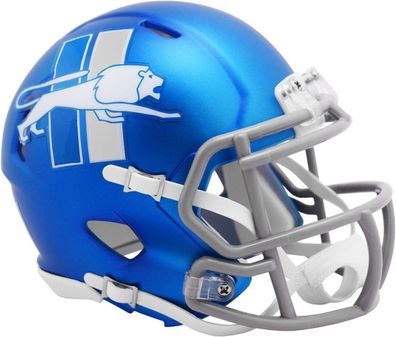 NFL Detroit Lions Alternative Mini Helm Speed Riddell Footballhelm 095855638836