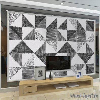 Vlies Fototapete Wandtapete Wandbilder Geometrische Abstrakte Dreieck 3713