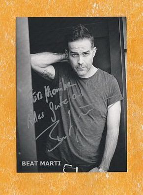 Beat Marti (deutsche - schweizer Schauspieler ) - persönlich signiert