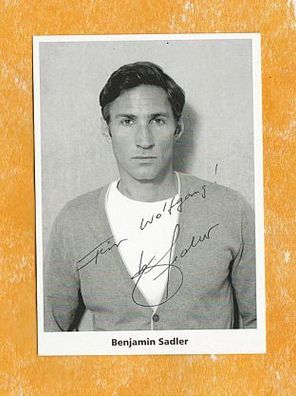 Benjamin Sadler ( deutscher Filmschauspieler ) - persönlich signiert
