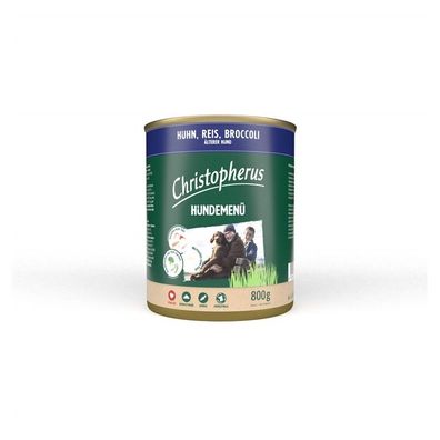 Christopherus Menü Senior mit Huhn, Reis & Broccoli 12 x 800g