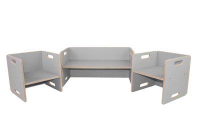 Kindersitzgruppe Kindersitzgarnitur Kindermöbel Kinderstühle Sitzbank