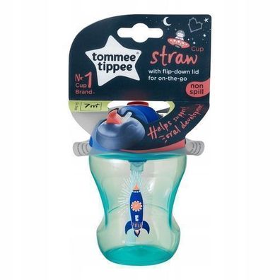 Tommee Tippee Auslaufsicherer Trinklernbecher fuer Jungen ab 7 Monaten, 230 ml