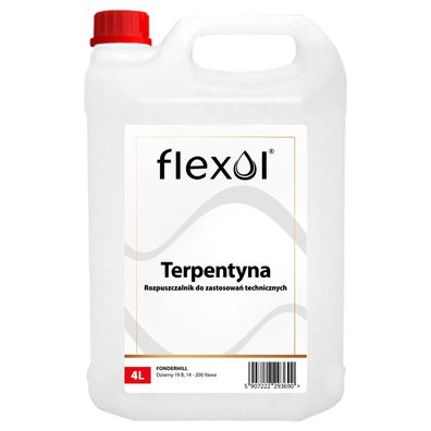 terpentin Lösungsmittel Verdünner Öl 4L Flexol Terpentinöl