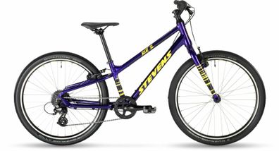 Stevens Beat SL Royal Purple 24&quot; Diamant Kinderfahrrad 20 bis 24 Zoll in Violett