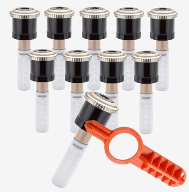10x Hunter Rotatordüse MP 3500 90°-210° Rotator Düse 9,4-10,7 m + Einstellschlüssel