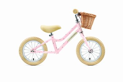 Creme Cycles Mia Pale Peach 12" Trapez Laufrad in Pink/Rosa