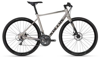 Kellys Soot 20 Silver 28&quot; Diamant Crossbike in Silber