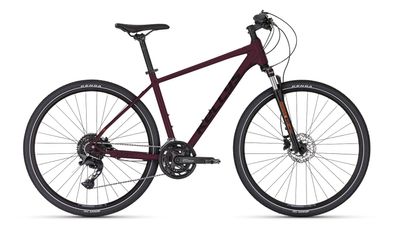 Kellys Phanatic 30 Dark plum 28&quot; Diamant Crossbike in Dunkelrot