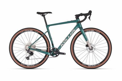 Kellys Soot X90 Emerald green 28&quot; Diamant Gravelbike in Grün