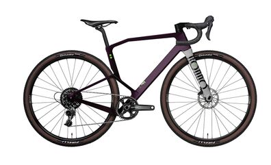 Rondo Ruut CF 2 Gravel Plus Aubergine/Silver 28&quot; Diamant Gravelbike in Violett