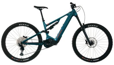 Norco Range VLT A2 Jade/Orange 29&quot; 900 Wh Diamant E-Mountainbike in Blau