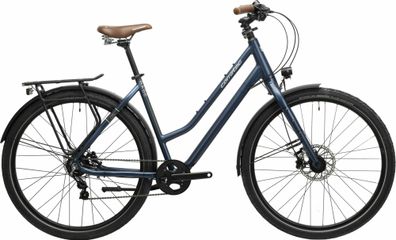 Corratec C29 Base Sport Marine Blue/Grey Blue/Silver 28&quot; Wave Trekkingrad in Dun