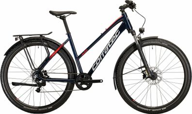 Corratec MTC Base Sport Dark Blue/Red/Silver 28" Trapez ATB in Dunkelblau