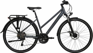 Panther Laval 5.0 anthrazit matt 28&quot; Trapez Trekkingrad in Anthrazit