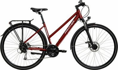 Panther Laval 4.0 rot matt 28&quot; Trapez Trekkingrad in Rot