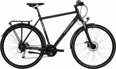 Panther Laval 4.0 schwarz matt 28&quot; Diamant Trekkingrad in Schwarz