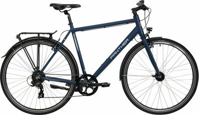 Panther Laval 3.0 blau matt 28&quot; Diamant Trekkingrad in Dunkelblau