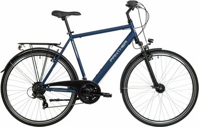 Panther Laval 1.0 blau matt 28&quot; Diamant Trekkingrad in Dunkelblau
