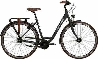 Panther Caraz 6.0 schwarz matt 28&quot; Wave Cityrad & Urban Bike in Schwarz