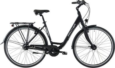 Panther Caraz 4.0 schwarz matt 28&quot; Wave Cityrad & Urban Bike in Schwarz