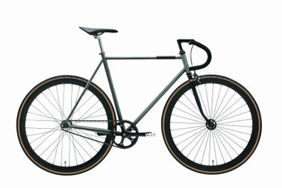 Creme Cycles Vinyl Uno Drop Ash Gray 28" Diamant Singlespeed in Grün