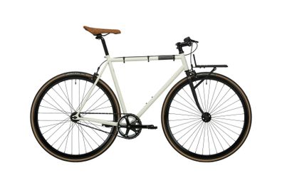 Creme Cycles Vinyl LTD Off White 28&quot; Diamant Singlespeed in Weiß