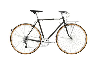 Creme Cycles Echo Uno City Onyx 28&quot; Diamant Cityrad & Urban Bike in Schwarz