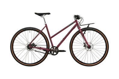 Creme Cycles Ristretto Roadster Ruby 28&quot; Trapez Cityrad & Urban Bike in Violett
