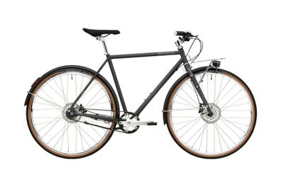 Creme Cycles Ristretto Bolt Carbon Gray 28&quot; Diamant Cityrad & Urban Bike in Gra