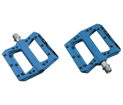 KLS REIN Pedale blue Flat Pedals in Blau