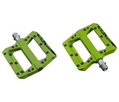 KLS REIN Pedale green Flat Pedals in Grün
