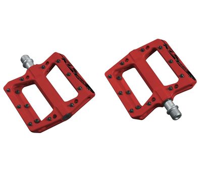 KLS REIN Pedale red Flat Pedals in Rot