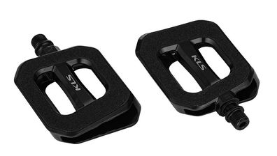 KLS FLAT 40 Pedale Black Flat Pedals in Schwarz