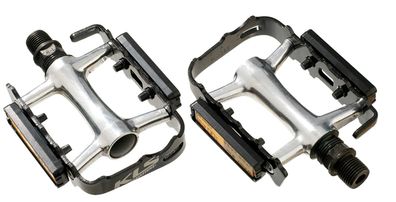 KLS MASTER NEW Pedale Silver Flat Pedals in Silber
