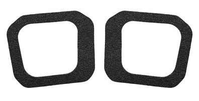 KLS FLAT 40 - selbstklebender Schleifpapier Ersatz Flat Pedals in Schwarz