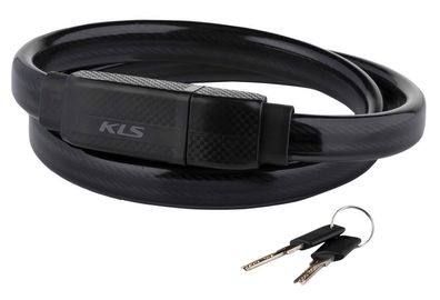 KLS LOOP Faltschloss black Fahrradschlösser in Schwarz