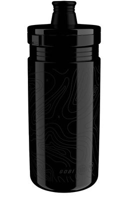 KLS Fahrradflasche GOBI 025 Black Trinkflaschen in Schwarz