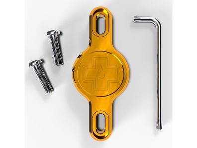 Muc-Off Secure Tag Holder V2 Gold Accessoires in Gold