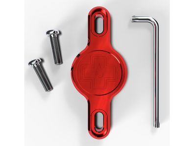 Muc-Off Secure Tag Holder V2 Red Accessoires in Rot