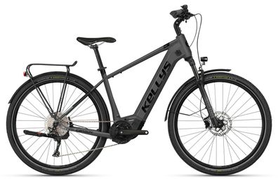 Kellys E-CARSON 70 P Dark 28" 725 Wh Diamant E-Tourenbike in Anthrazit