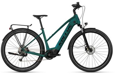 Kellys E-CRISTY 30 P Magic Green 28" 725 Wh Trapez E-Tourenbike in Dunkelgrün