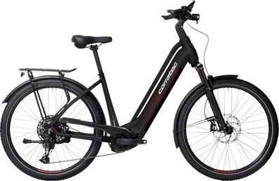 Corratec LIFE CX7 12S ABS Black/White/Red 27,5" 750 Wh Wave E-Tourenbike in Schw