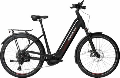 Corratec LIFE CX7 12S Black/White/Red 27,5" 750 Wh Wave E-Tourenbike in Schwarz
