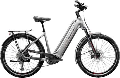Corratec LIFE CX7 12S Silver/Cool Grey/Red 27,5" 750 Wh Wave E-Tourenbike in Sil