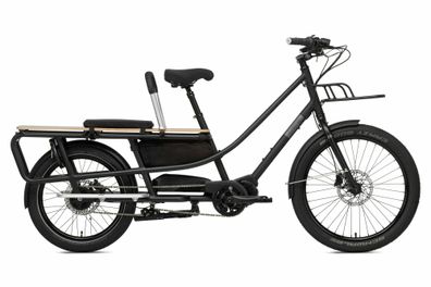 Creme Cycles Happy wagon (cargo e-bike) Black 24" 20" 504 Wh Trapez E-City