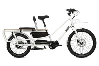 Creme Cycles Happy wagon (cargo e-bike) White 24" 20" 504 Wh Trapez E-City