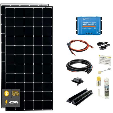 420W Daylight Wohnmobil Solaranlage SOLA Frame schwarz