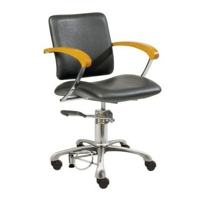 Friseurstuhl Comair Bedienungsstuhl London schwarz Modell C braun (kostenlose Lieferu