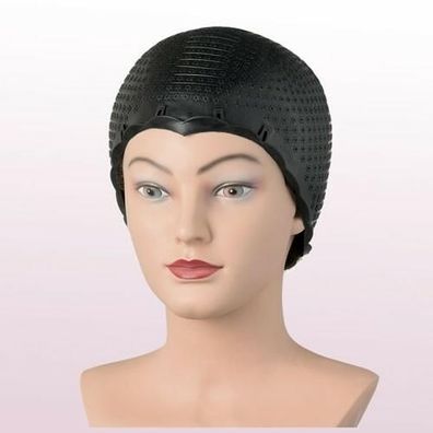 Comair Strähnenhaube Latex Thermoplastik schwarz